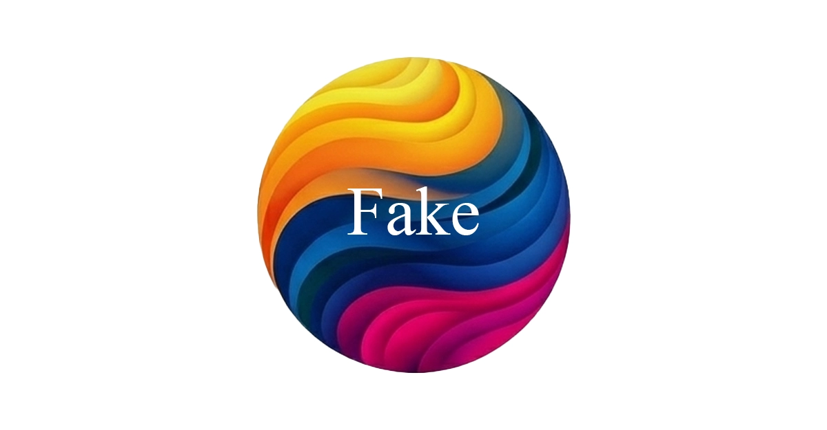 フェイクのロゴです。